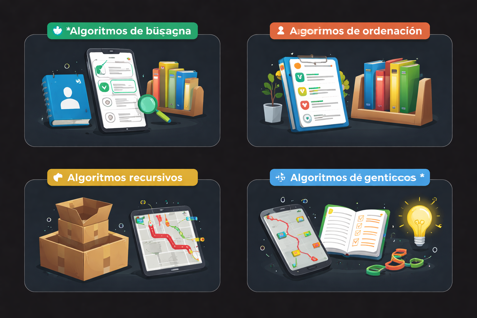 Diagrama de tipos de algoritmos